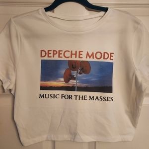 Depeche mode baby tee depeche mode shirt cropped depeche mode crop top